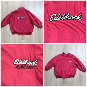 VTG Dunbrooke Edelbrock Racing Bomber Jacket - Boxy Altered Fit XL 90s Gorpcore